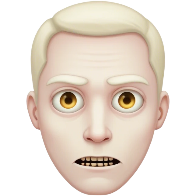 Creepy man emoji