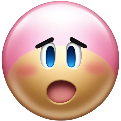 Metal Kirby ball  emoji