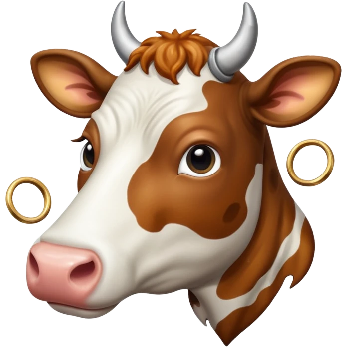 Una vaca fusionada con Saturno  emoji