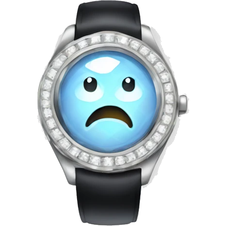 Diamond wristwatch  emoji