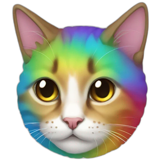 Raimbow Cat emoji