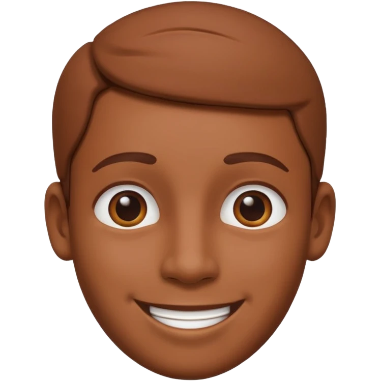 Clay boy face happy emoji