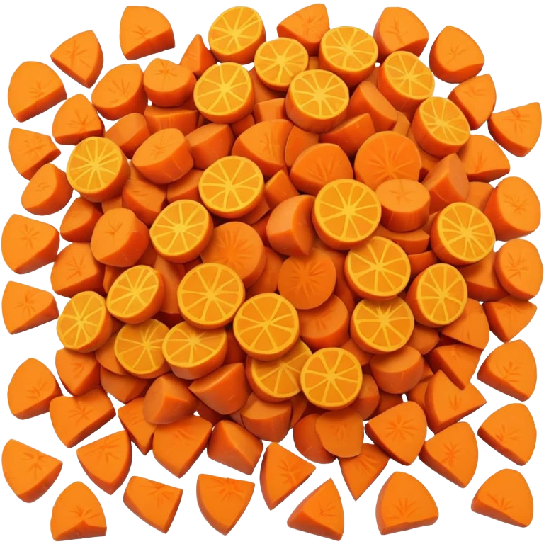 carrot  Chopped into small pieces    emoji