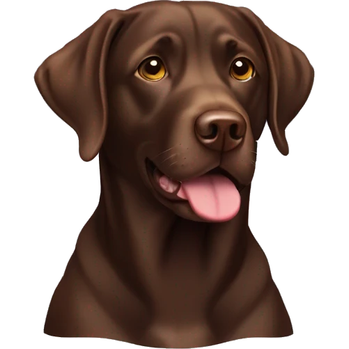 chocolate lab emoji