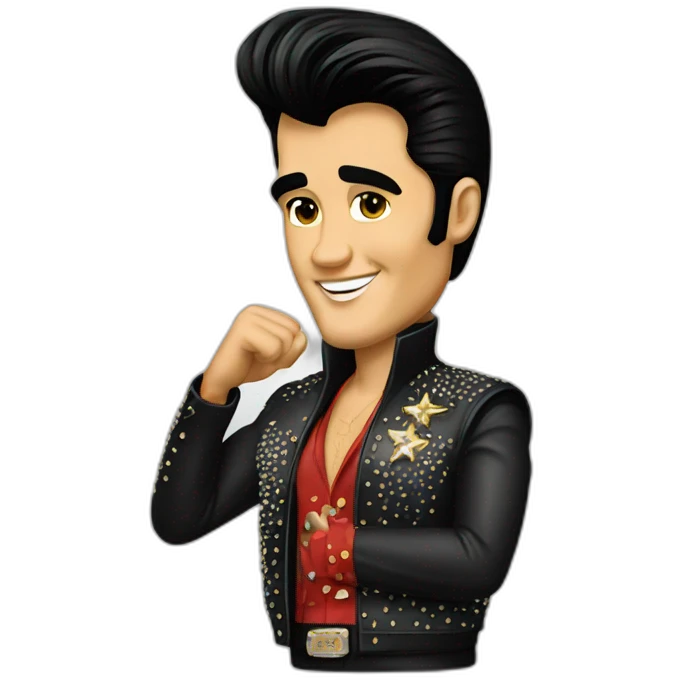 Elvis Presley emoji