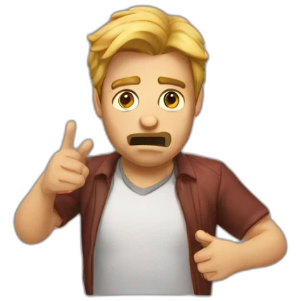 loser touch emoji