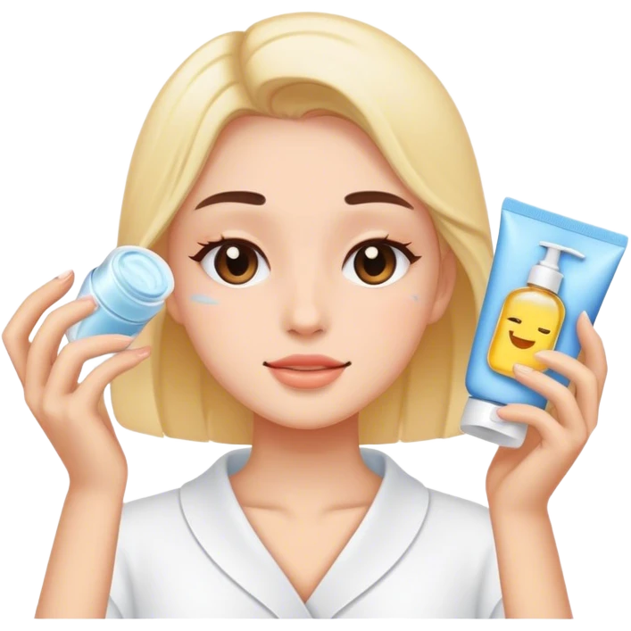 Rutina skincare emoji