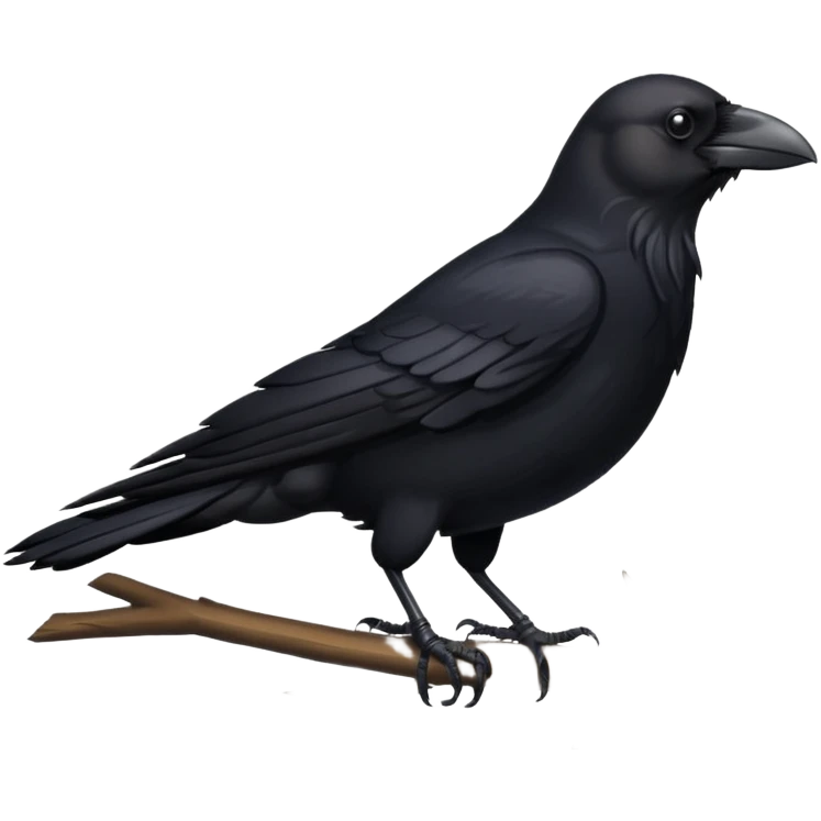 Crow emoji