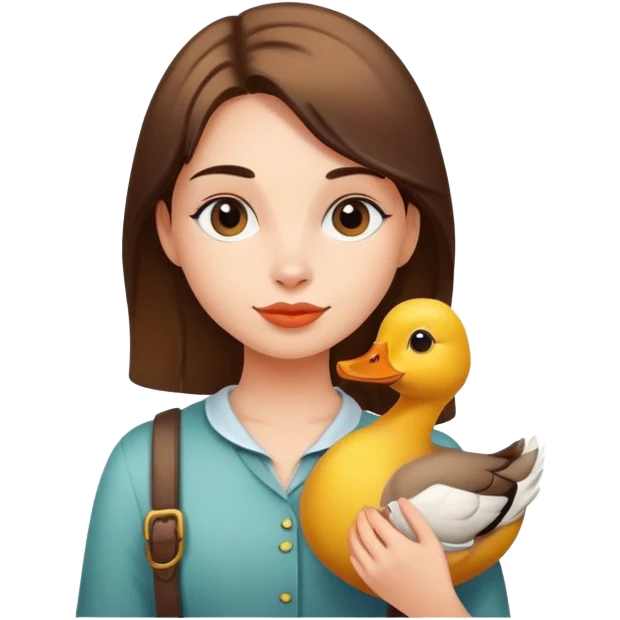 girl duck emoji
