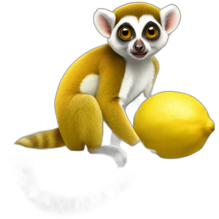 lemon lemur emoji