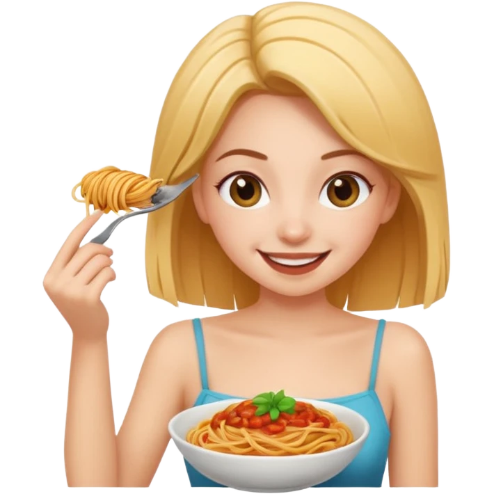 Üstünde askılı olan mutlu kız  emoji