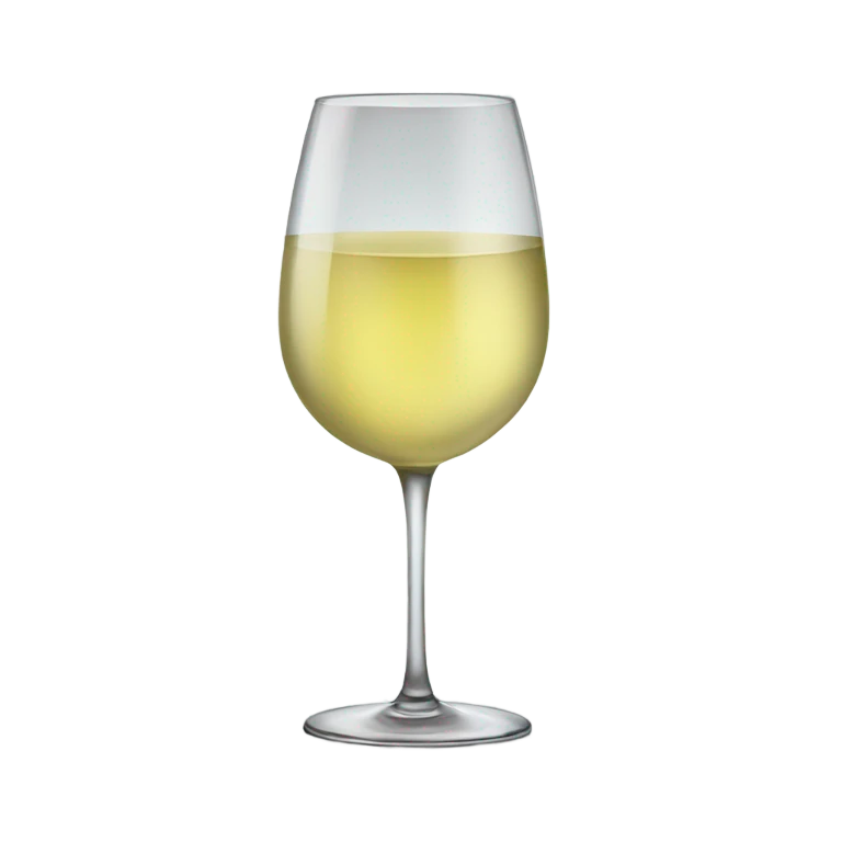 glass of white wine emoji