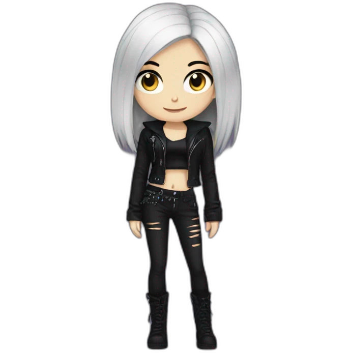 Goth gf emoji