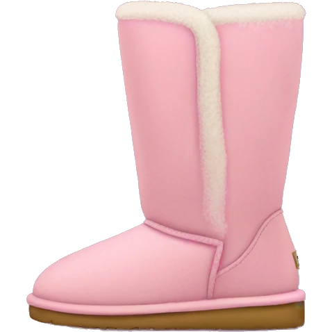 Pink tazman uggs emoji