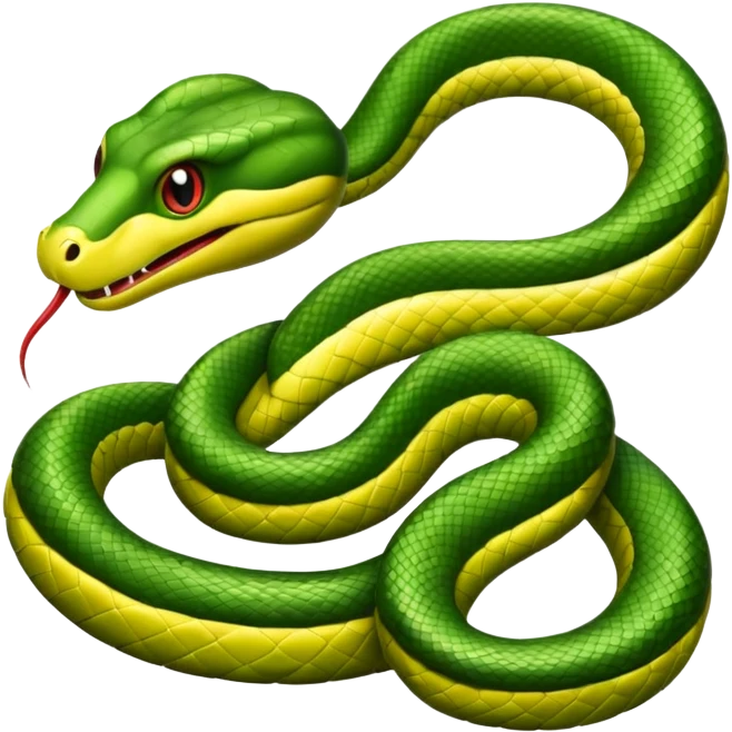 snake crawling  emoji
