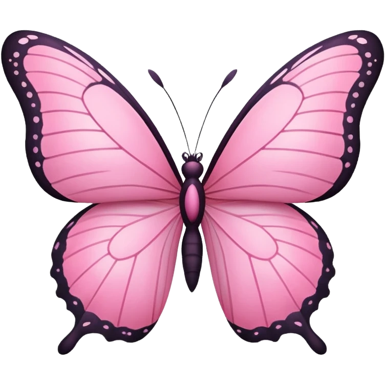 Pink butterfly emoji emoji