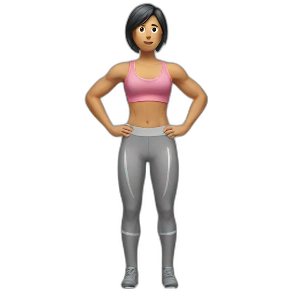 zinc muscle female emoji