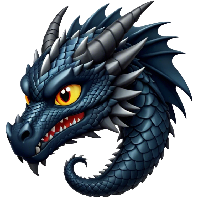 Black dragon  emoji