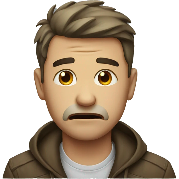 Man crying emoji