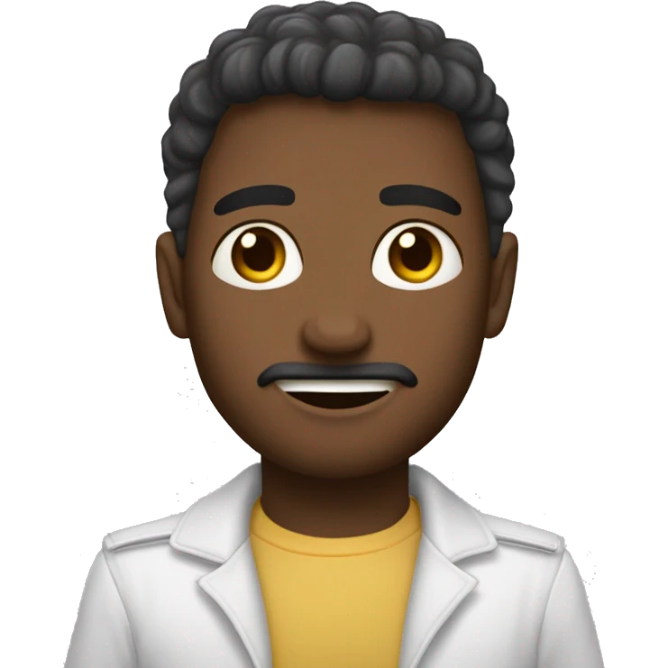 Дед Мороз летит в небе на санях emoji