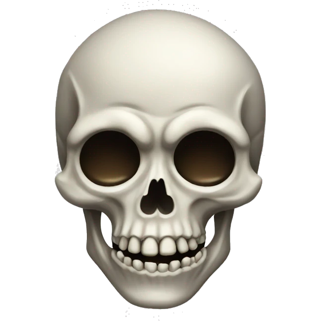 Crazy skull emoji