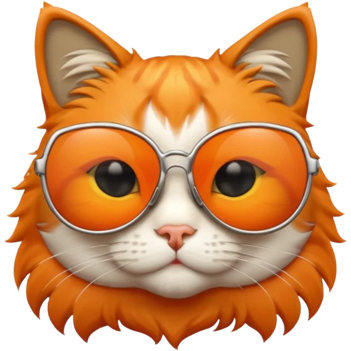 Cat wearing sunglasses emoji