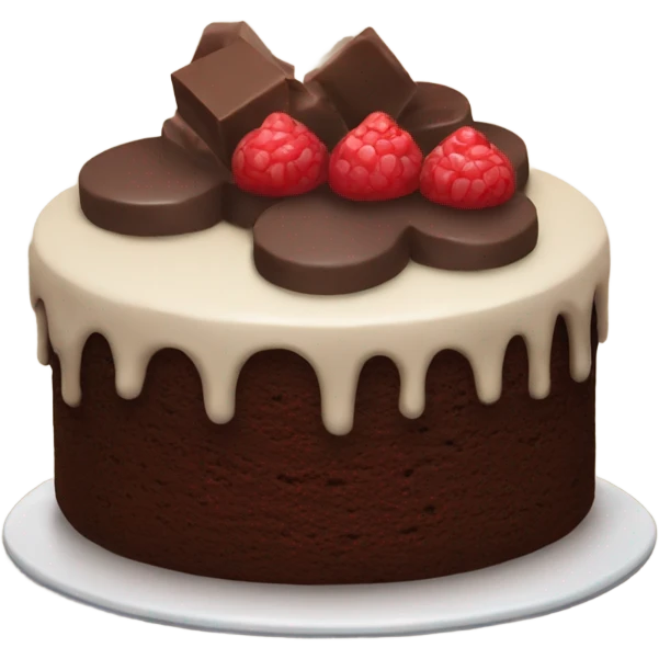 chocolate cake emoji