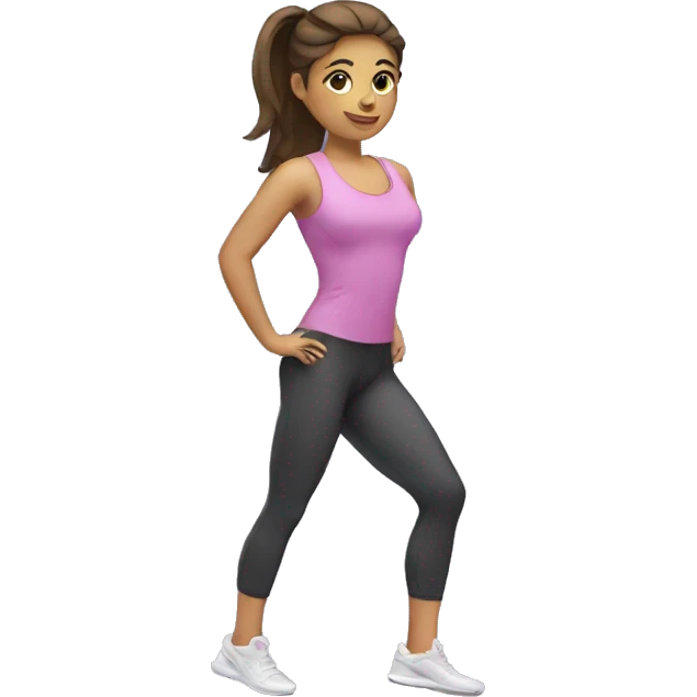 Pilates girl emoji