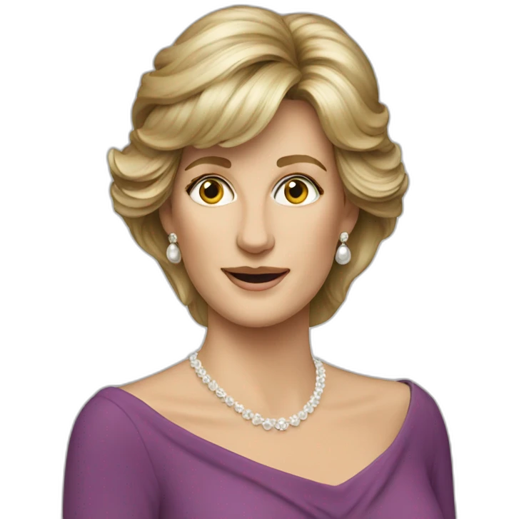 lady diana emoji