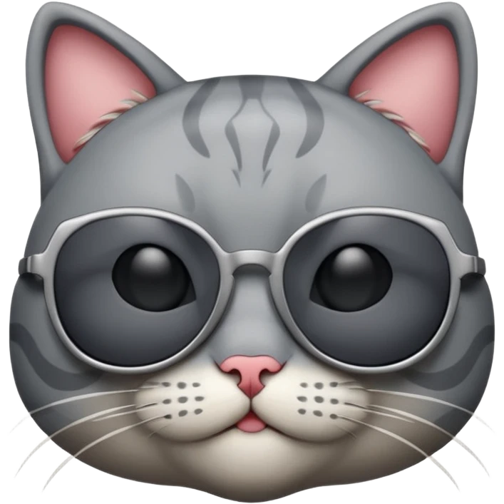 Cat wearing sunglasses emoji