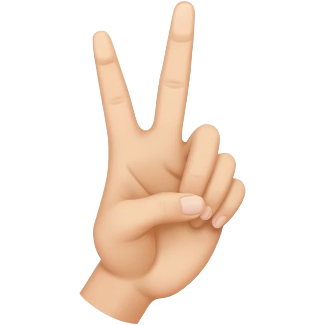Hand gesturing the word now emoji