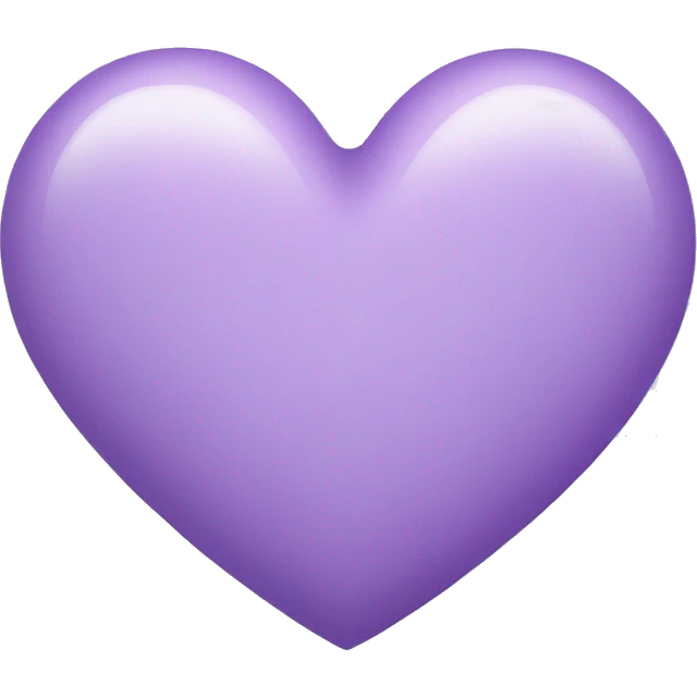 Light purple heart emoji