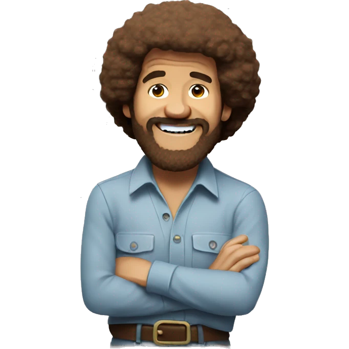 Bob Ross emoji