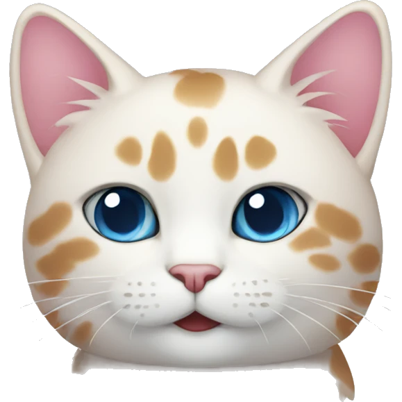 blue strawberry cat emoji