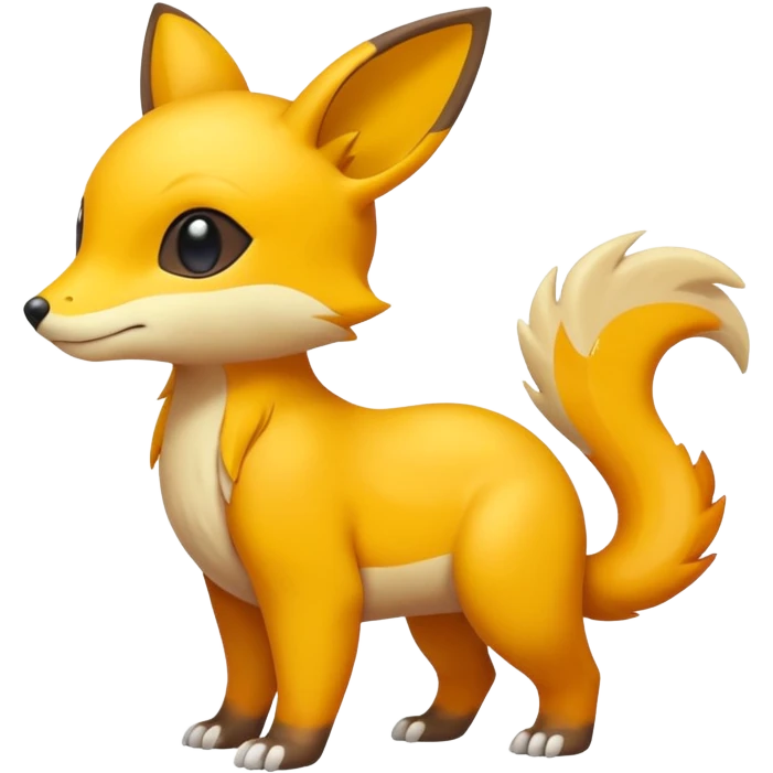 Cute cool animal hybrid Fakemon full body emoji