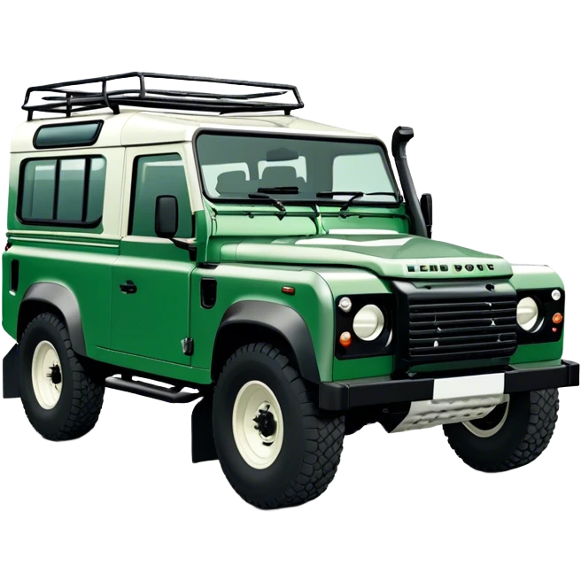 Land Rover Defender - Land Rover (Model Year: 2022) (Iconic colour: Green) emoji