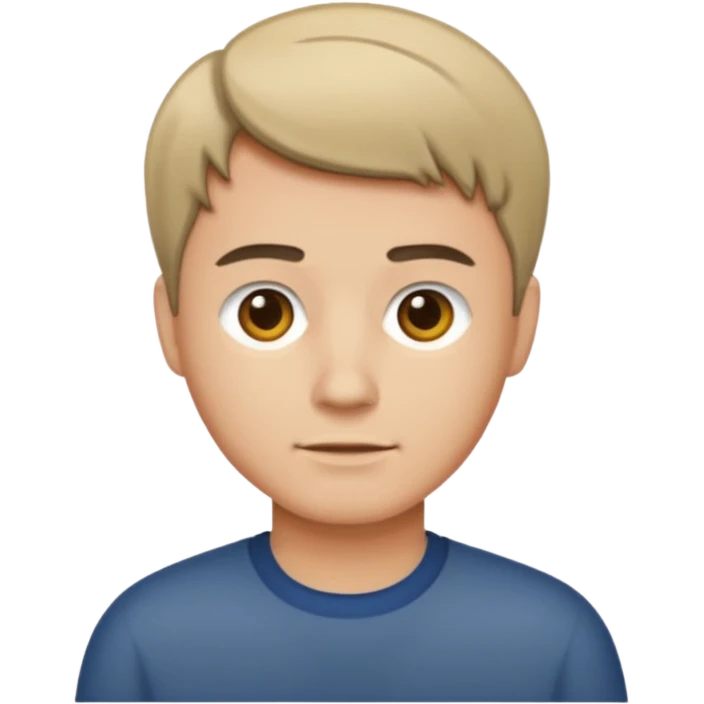 man with short hair medium tone emoji