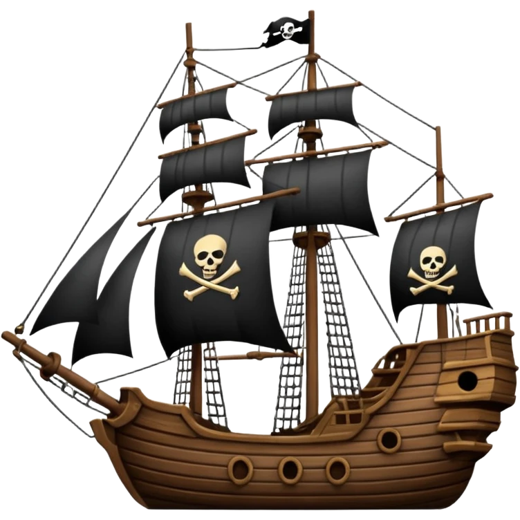 Crea un emoji di un timone di una nave pirata emoji