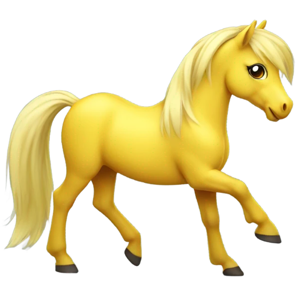 Pony banana emoji