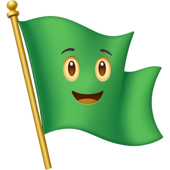 Green flag  emoji