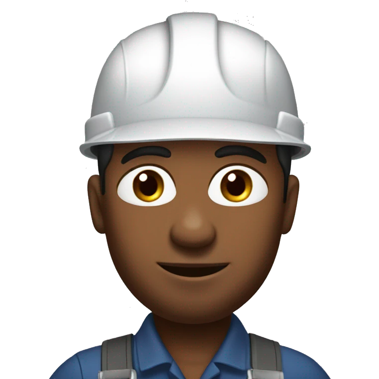 Brown skinned hvac technician working on a condense unit  emoji