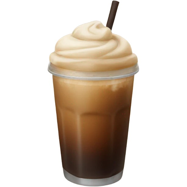 Ice coffee  emoji