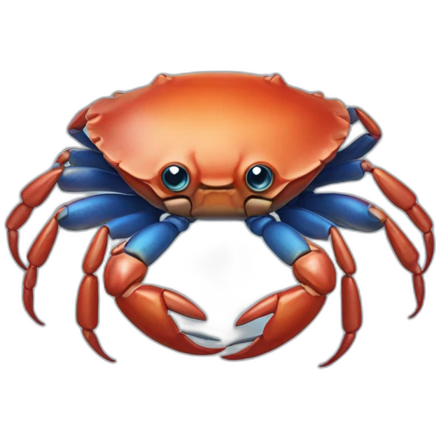 blie crab emoji