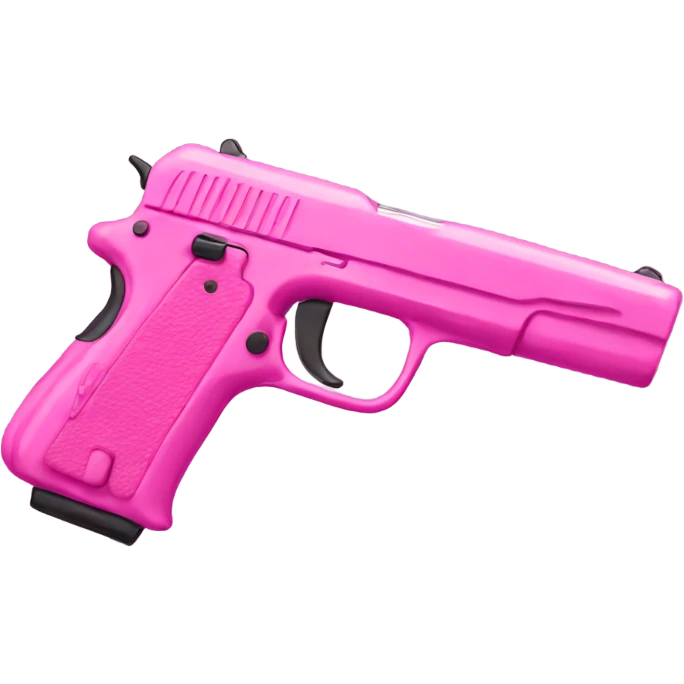 pink gun emoji