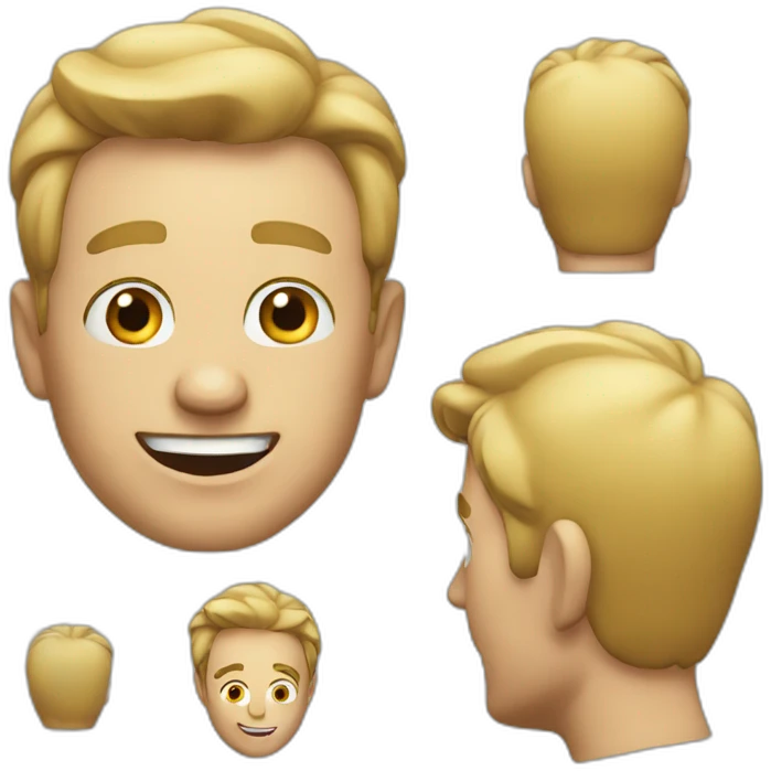 silly man  emoji
