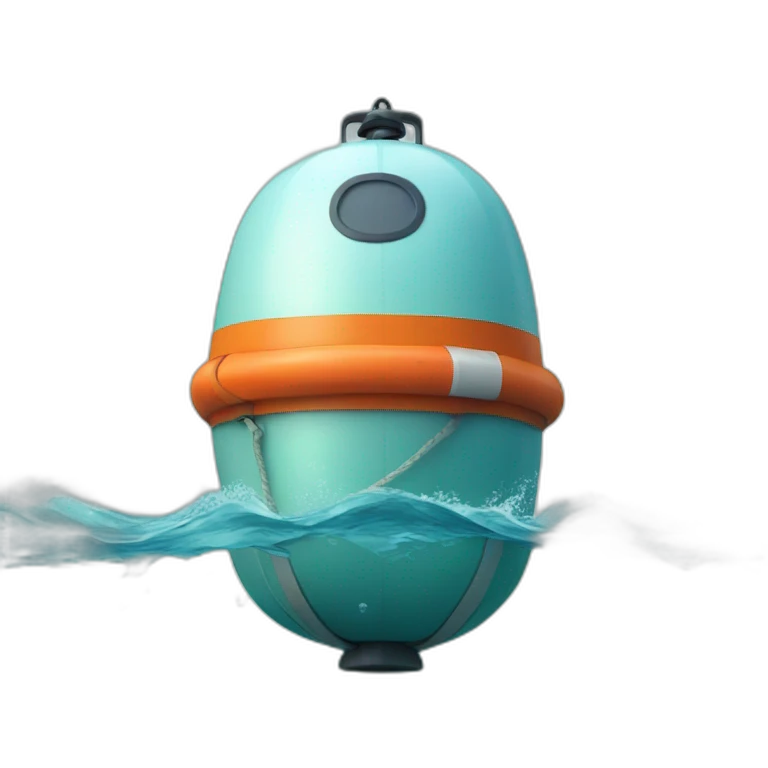 buoy in ocean water emoji