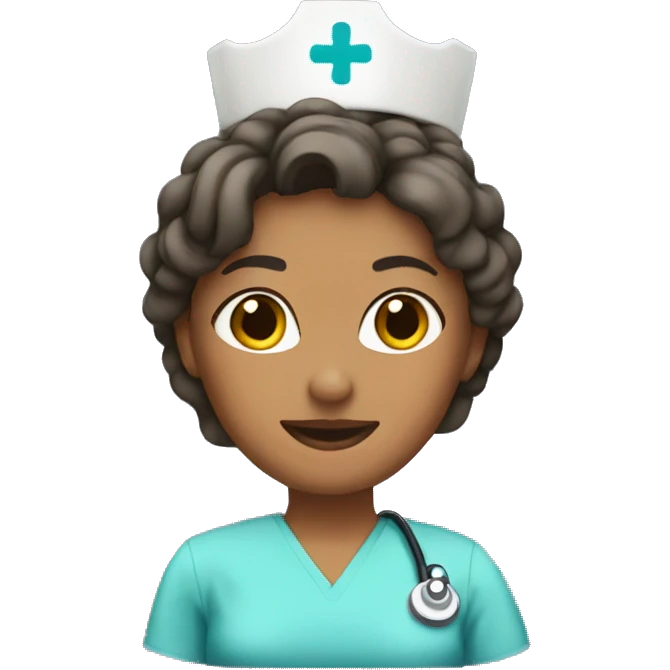 Michele is a nurse wearing a tiara emoji