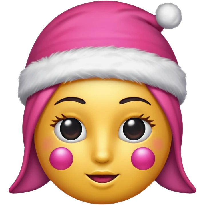 Natal rosa emoji