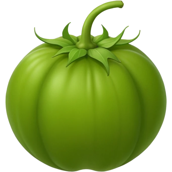 one tomatillo without leaves emoji
