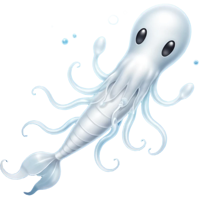 Sperm swimming emoji